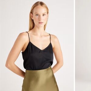 Quince Black Camisole Top